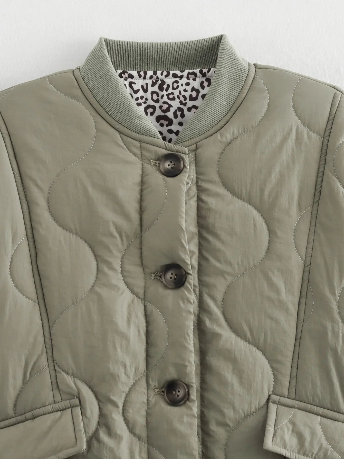 Veste imprimé léopard pour femme, à la mode