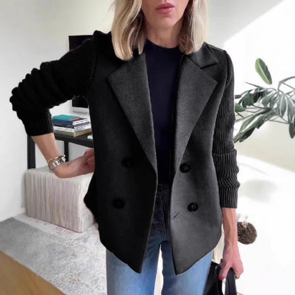 Manteau en laine décontracté