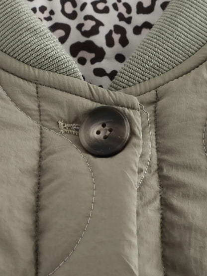 Veste imprimé léopard pour femme, à la mode